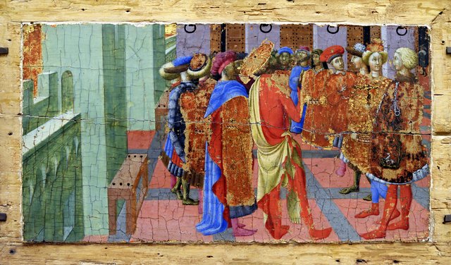 The Sermon of St. Bartholomew by Pietro di Giovanni d'Ambrogio