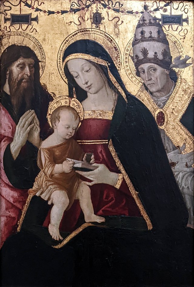 Madonna and Child with St. Jerome and St. Gregory the Great by Pinturicchio