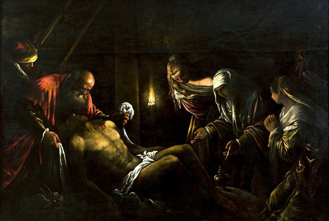 The Deposition by Jacopo Bassano