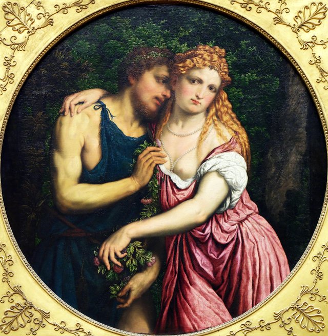 Mythological Couple by Paris Bordone