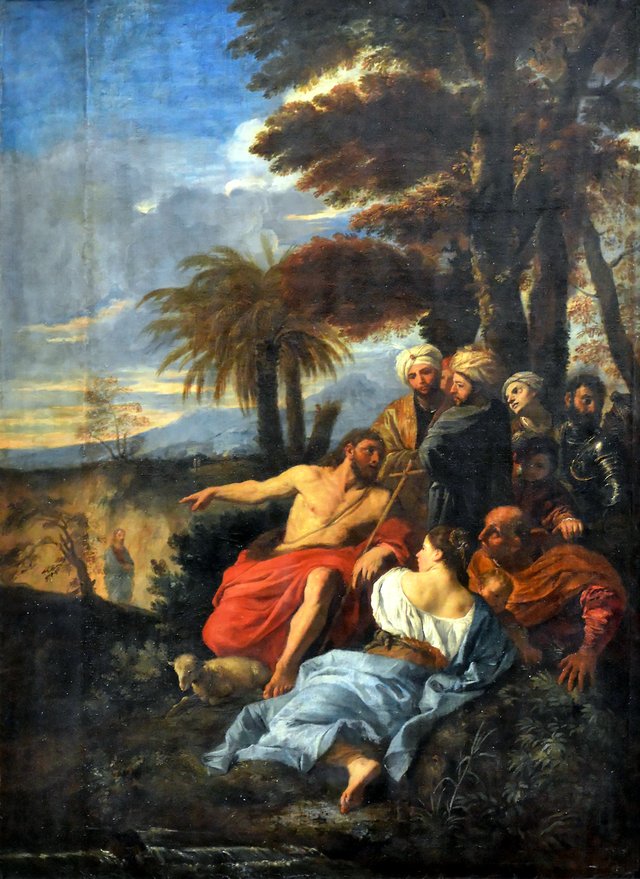 St. John the Baptist Preaching in the Desert by Pier Francesco Mola