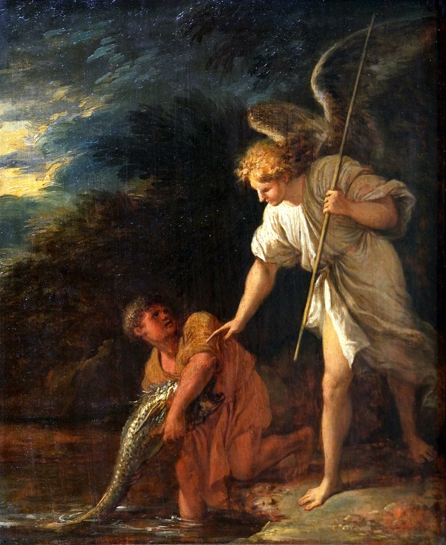 Tobias and the Angel by Salvator Rosa