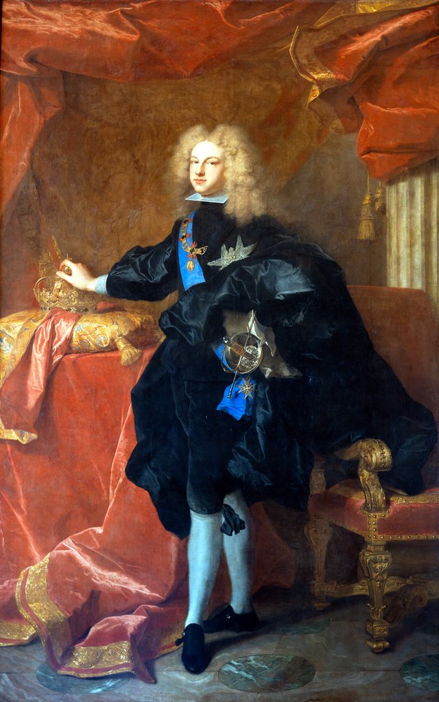 Portrait of Philip V, King of Spain by Hyacinthe Rigaud