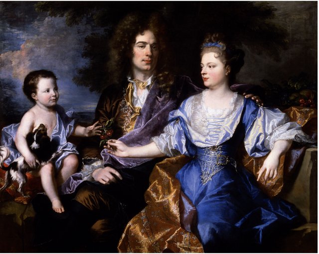 Portrait of the Léonard family by Hyacinthe Rigaud