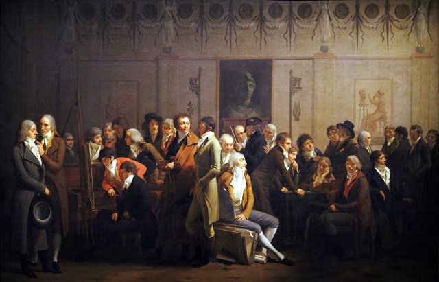 Meeting of Artists in Isabey's Studio by Louis-Léopold Boilly