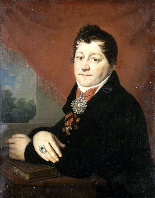 Serguei Saveliitch Iakovlev by Vladimir Borovikovsky