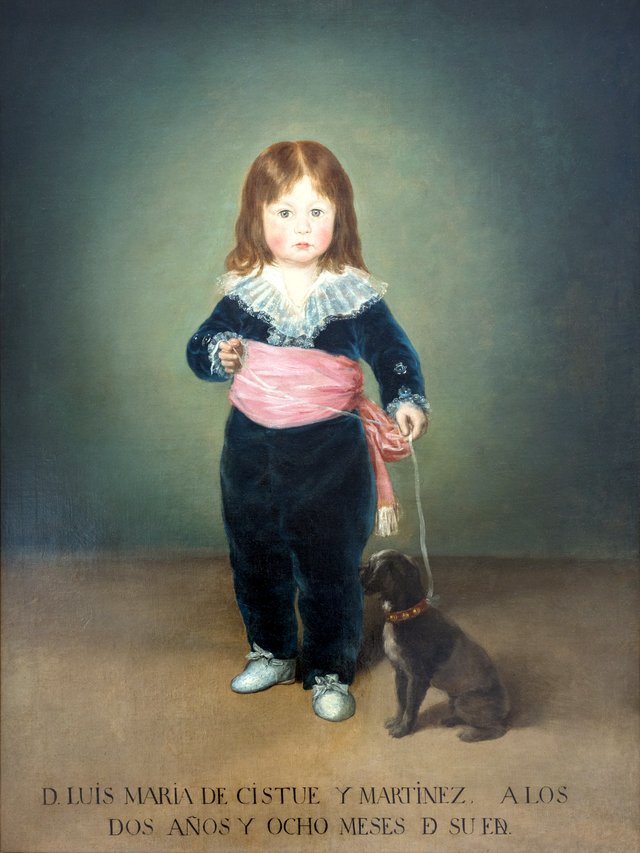 Portrait of Luis María de Cistué Martínez by Francisco Goya