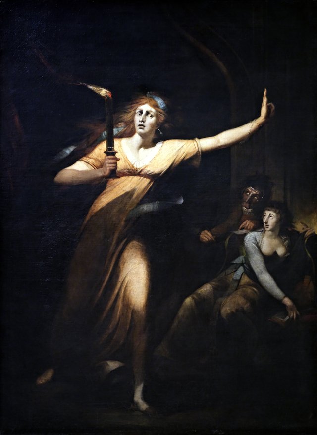 The sleepwalking Lady Macbeth by Henry Fuseli