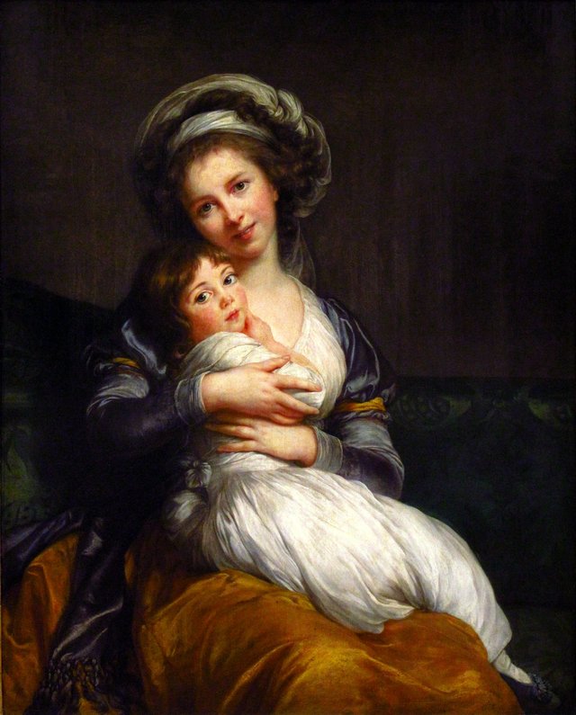 Self-portrait with Her Daughter, Julie by Élisabeth Louise Vigée Le Brun