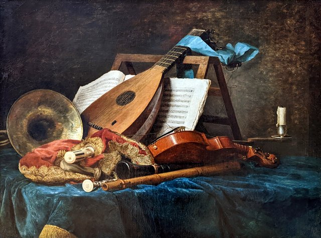 Attributes of Music by Anne Vallayer-Coster