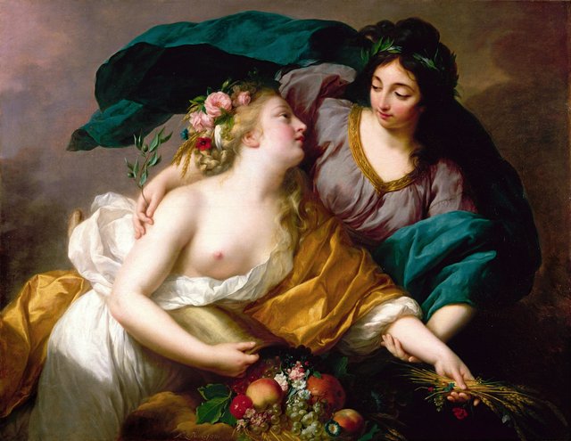 Peace bringing back Prosperity by Élisabeth Louise Vigée Le Brun