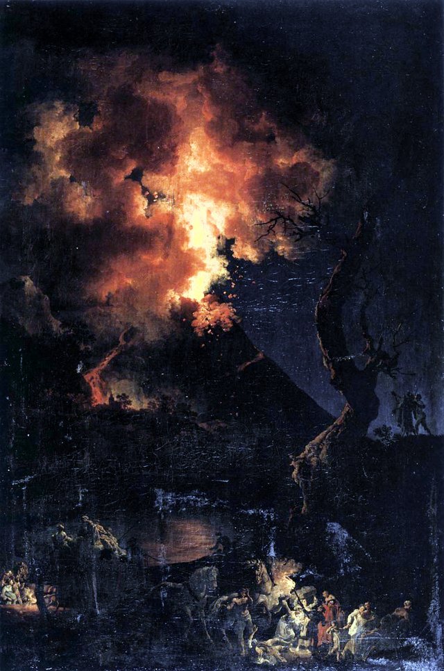 The Eruption of the Vesuvius by Pierre-Jacques Volaire