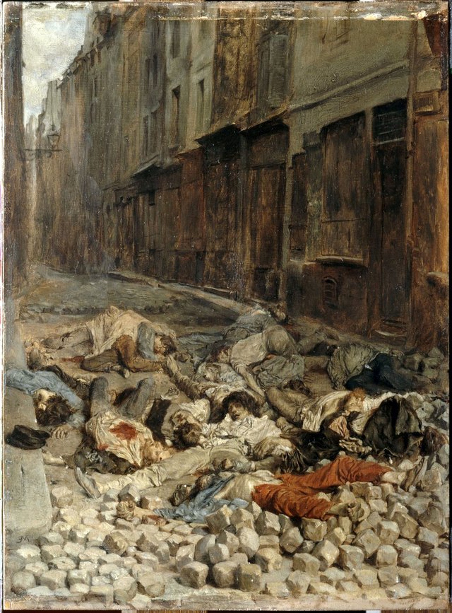 The Barricade, rue de la Mortellerie, June 1848 by Jean-Louis-Ernest Meissonier