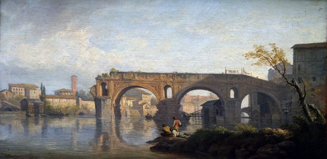The Ponte Rotto, Rome by Joseph Vernet