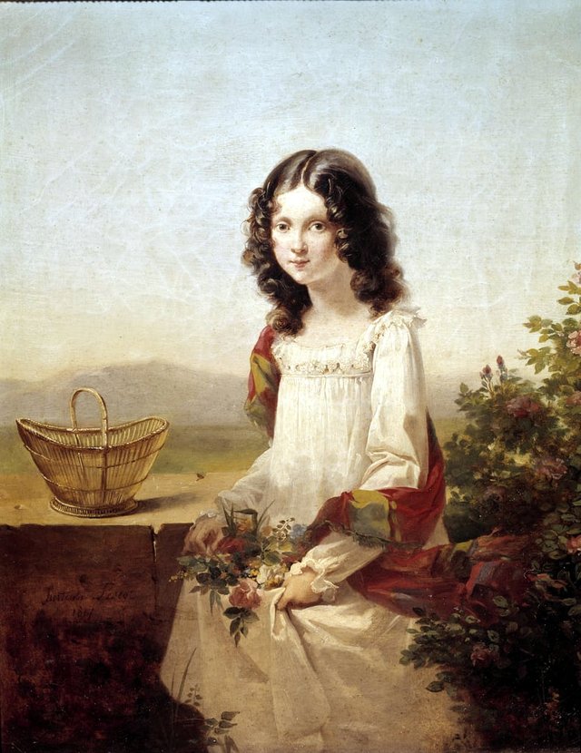 Lise Aubin de Fougerais by Hortense Haudebourt-Lescot