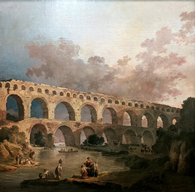 The Pont du Gard by Hubert Robert