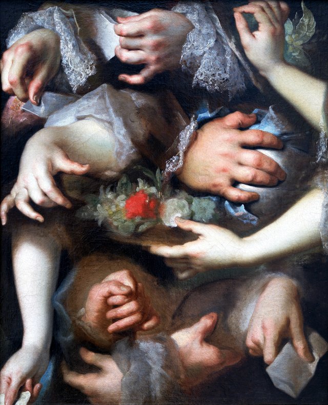 Study of hands by Nicolas de Largillière