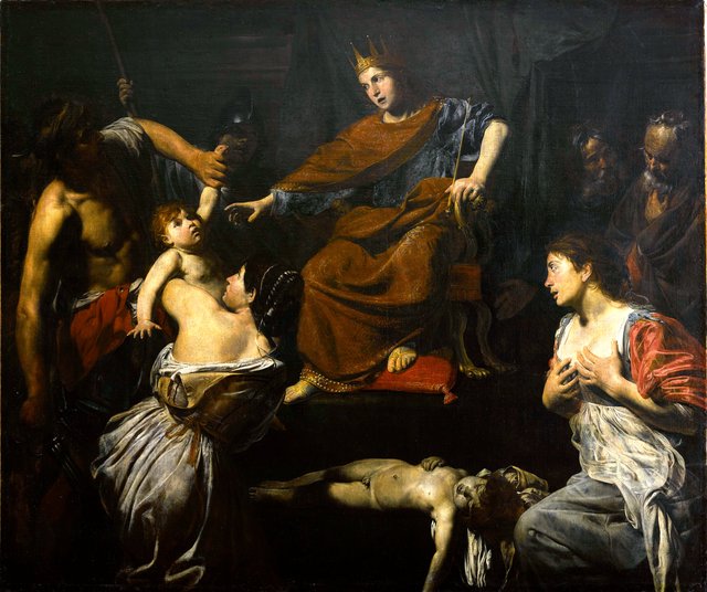 The Judgment of Solomon by Valentin de Boulogne