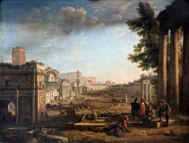 Campo Vaccino by Claude Lorrain