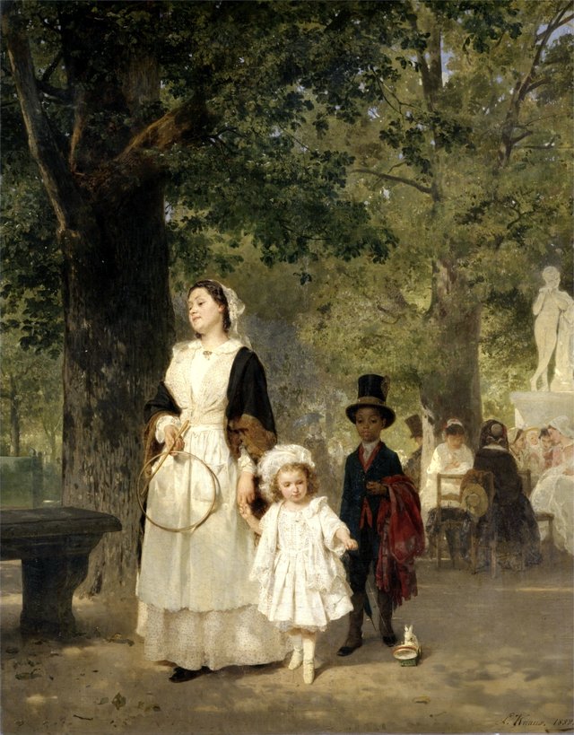 Promenade by Ludwig Knaus