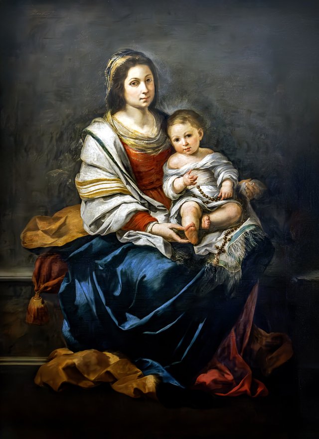 Our Lady of the Rosary by Bartolomé Esteban Murillo