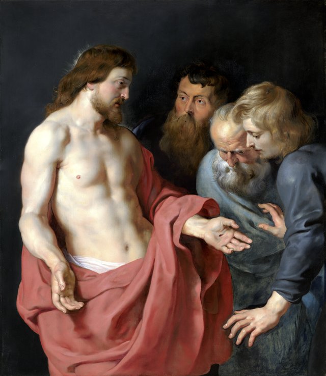 Christ's first appearance to the apostles in Jerusalem by Peter Paul Rubens