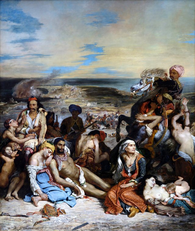 The Massacre at Chios by Eugène Delacroix