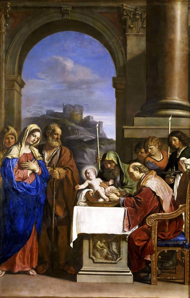 Circumcision of Christ by Guercino