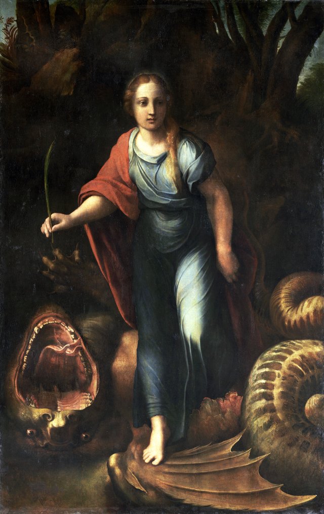 Saint Margaret by Giulio Romano
