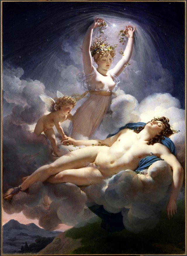 Aurora and Cephalus by Pierre-Narcisse Guérin