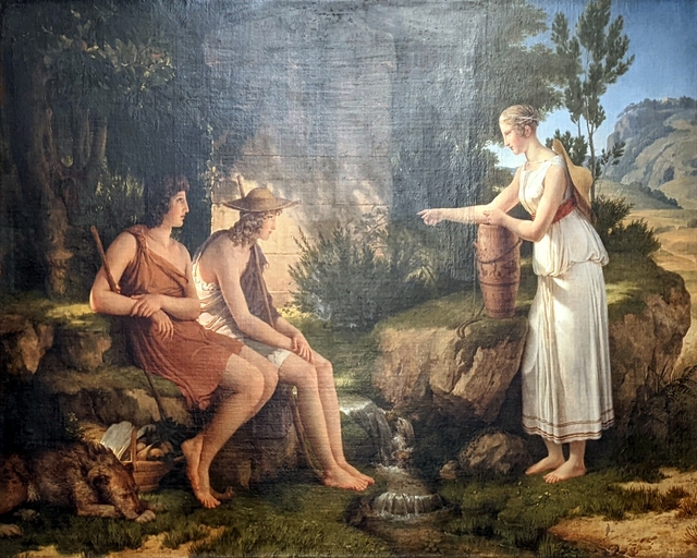 Les bergers au tombeau d'Amyntas by Pierre-Narcisse Guérin