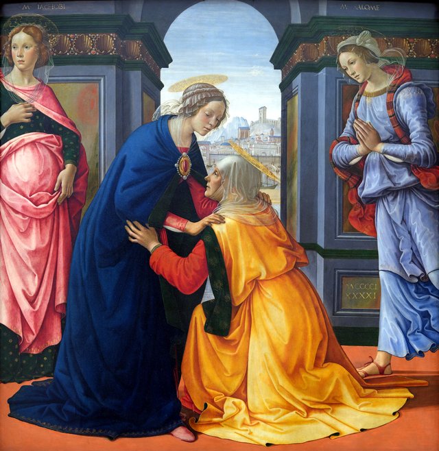 Visitation by Domenico Ghirlandaio