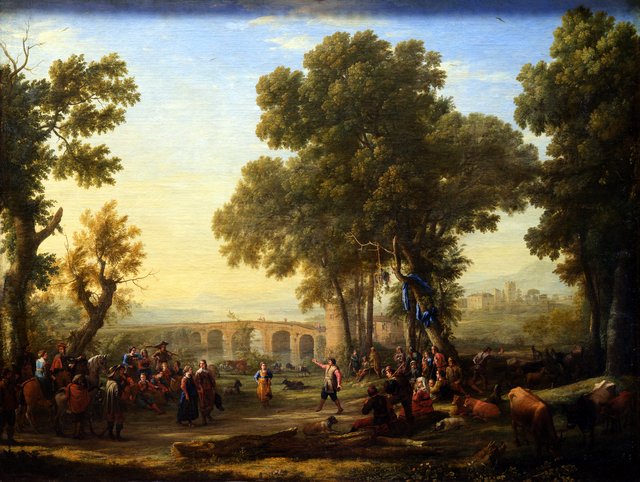 Village Fête by Claude Lorrain