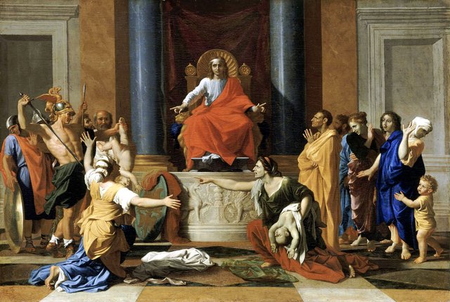 The Judgment of Solomon by Nicolas Poussin