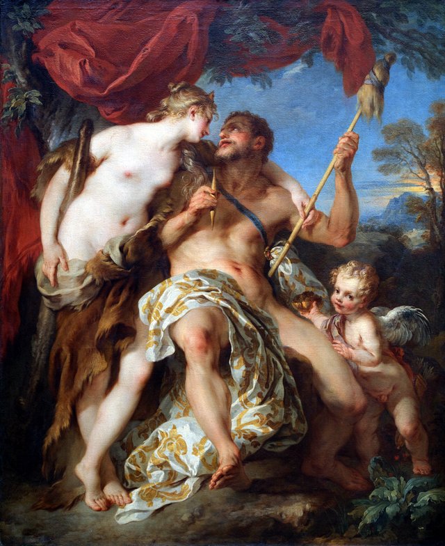 Hercules and Omphale by François Lemoyne