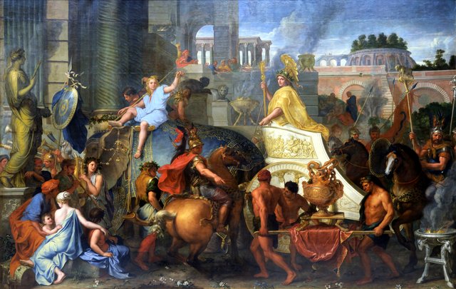 Alexander Entering Babylon by Charles Le Brun
