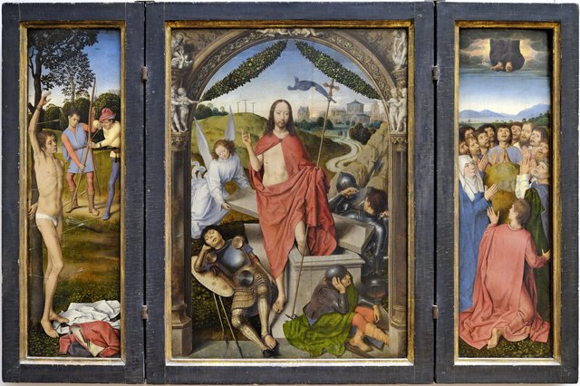 Triptych of the Resurrection by Hans Memling