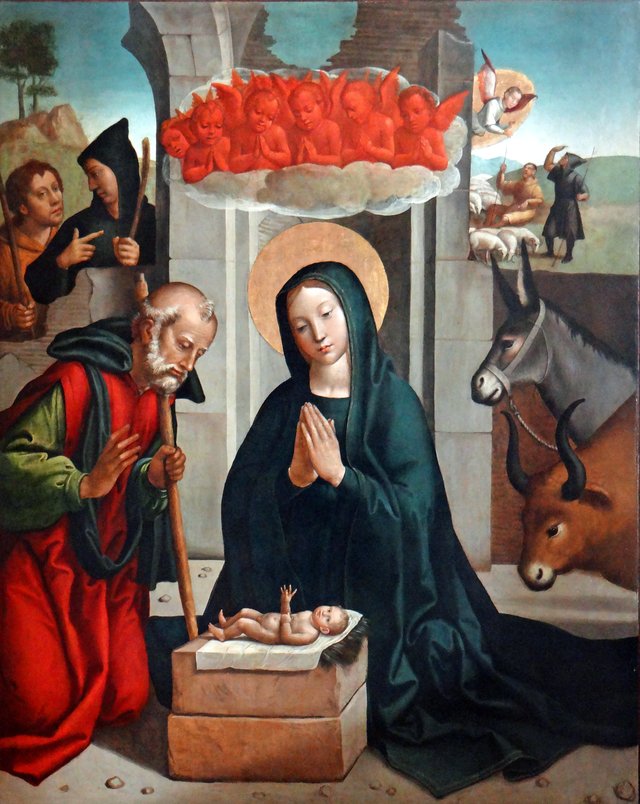 Nativity by Juan Correa de Vivar