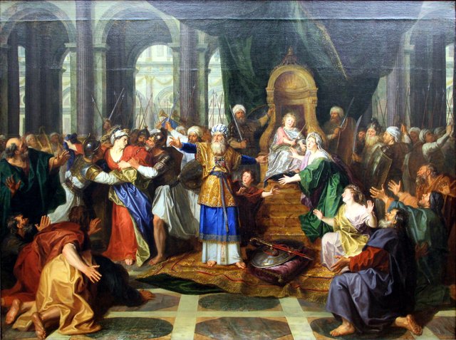 Athaliah Expelled from the Temple by Antoine Coypel