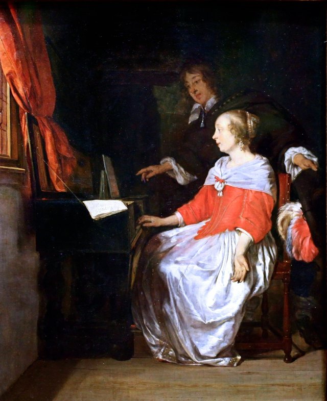 The Music Lesson by Gabriel Metsu