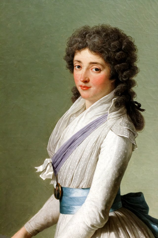 Portrait de la baronne de Chalvet-Souville, née Marie de Broutin, Vincent by François-André Vincent