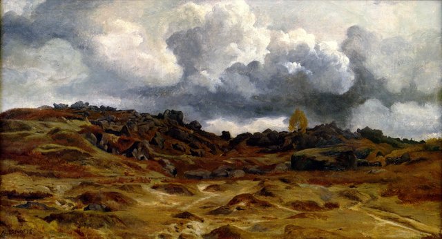 Rochers aux Trois Pignons, Fontainebleau by Alexandre Desgoffe