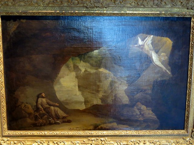 Paysage avec la stigmatisation de saint François by Laurent de La Hyre