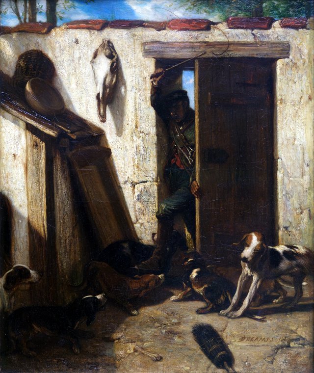Le Valet de chiens by Alexandre-Gabriel Decamps