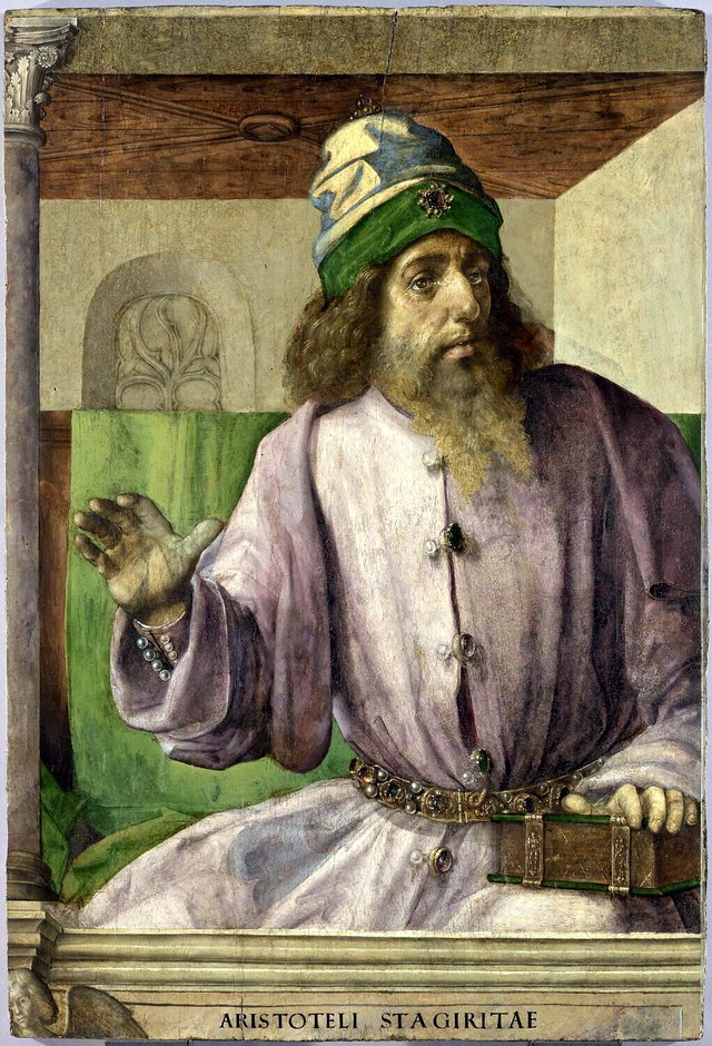 Aristotle by Pedro Berruguete
