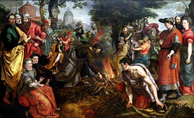 Saint Paul Bitten by a Viper on the Island of Malta by Maerten de Vos