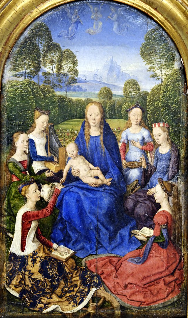 Madonna and Child with Saints by Hans Memling
