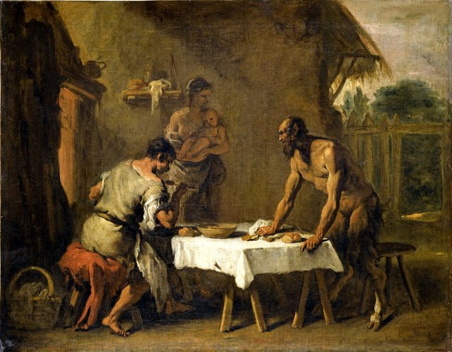 The Satyr and the Peasant by Sebastiano Ricci