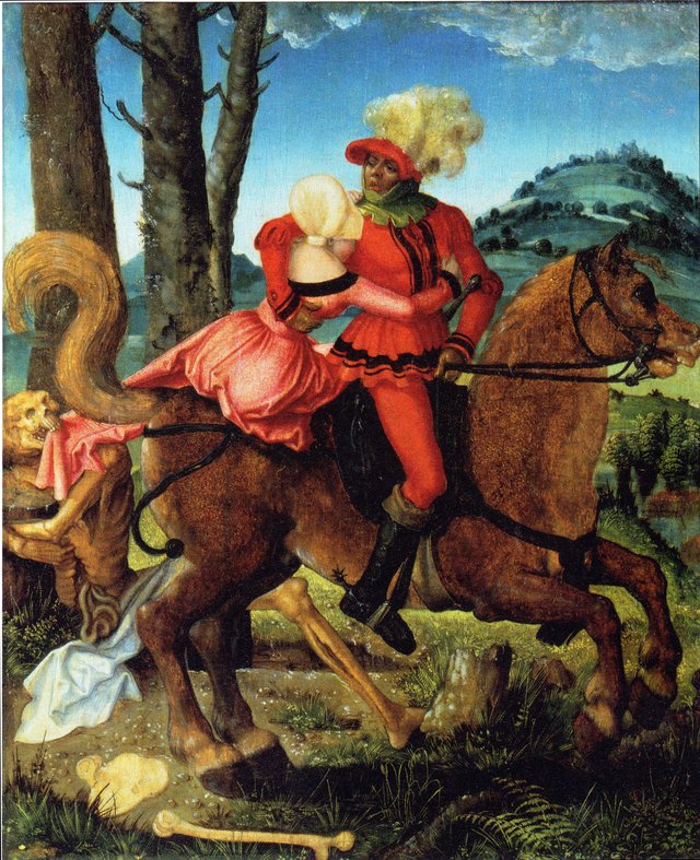 The Knight, the Young Girl, and Death by Hans Baldung Grien