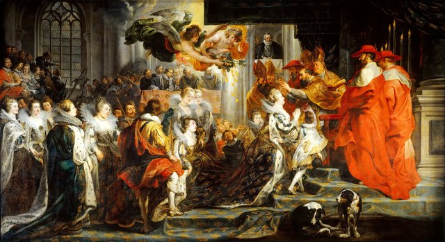 The Coronation of Marie de' Medici in Saint-Denis by Peter Paul Rubens